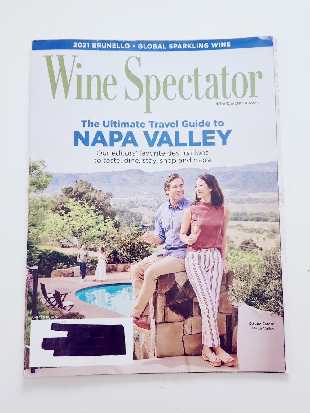 🍭7/$15 Wine Spectator Magazine June 2026 Napa Valley
